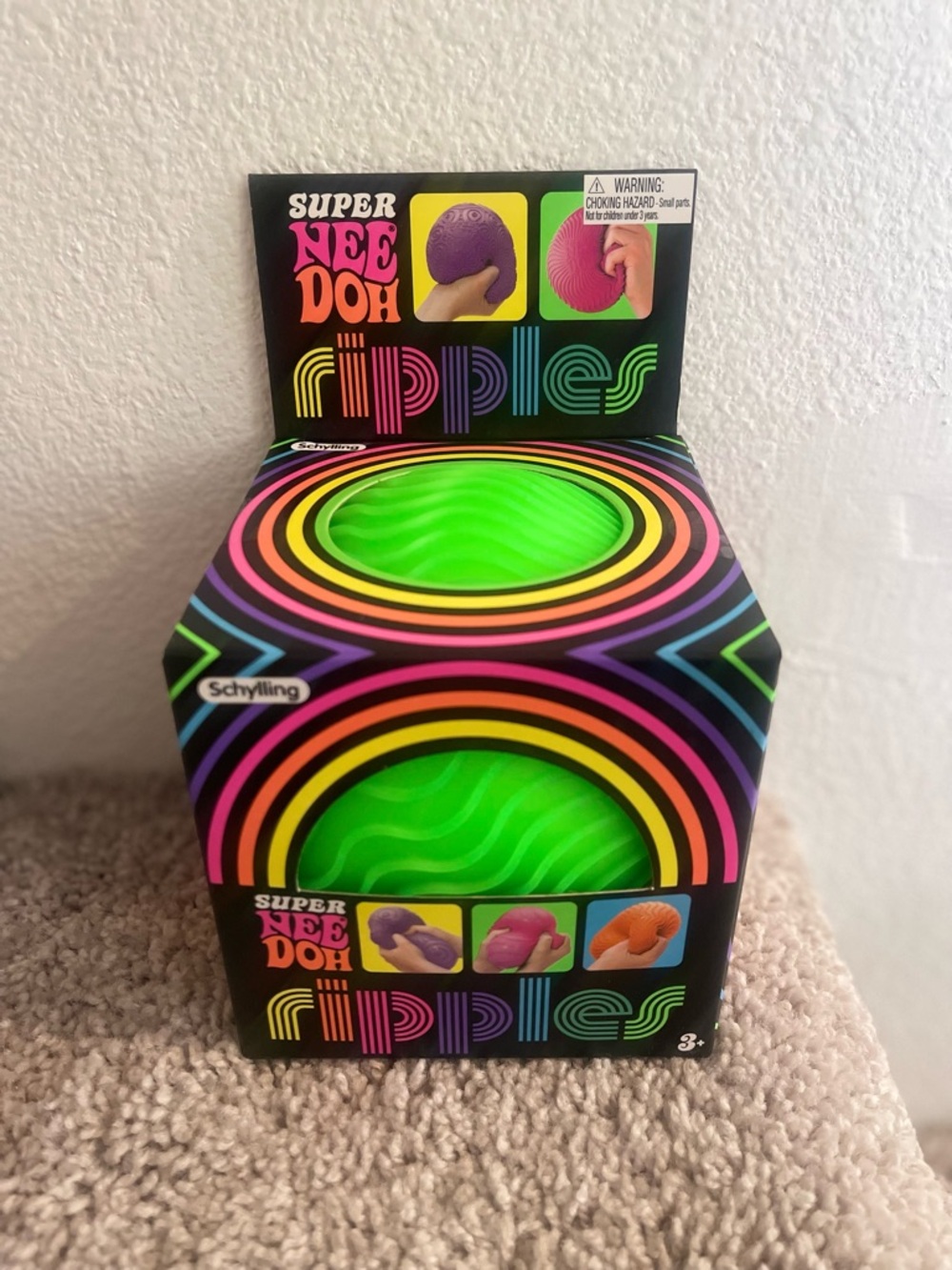 Schylling Super NeeDoh Ripples Sensory Ball - Green